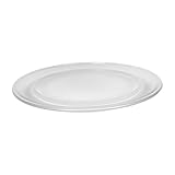 DECHOUS Mikrowellen Drehteller Aus Robustem Glas Stabiler Glasteller Für Mikrowelle Ideal Mikrowellenzubehör Ersatz Für Mikrowellen Mit Noppen Für Gleichmäßige Erwärmung