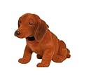 Simba Wackel Dackel Wackelkopf Waldi- Hund Deko Kult - Hutablage Retro Farbwahl hellbraun