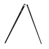 FOMIYES 2 Stück Teiliges Ledernadel Stahl Praktische Handnähnadeln mit Einzel Doppelloch Langlebig Leicht und Glatt für Lederhandwerk Nähen und Lederarbeiten Geeignet für Lederliebhaber