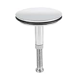 43mm Badewannenstöpsel - Universal Stöpsel Badewanne mit Verstellbarer Schraube Edelstähle Abflussstopfen Badewanne, Stöpsel Waschbecken Verschluss für Bad und Küchenspüle