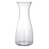 VALICLUD Transparente Weinkaraffe aus Vielseitig als Getränkebehälter für Wasser Saft Milch Cocktails oder Rotwein für Dinnerpartys und