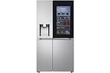 LG GSXE90MBAD Side by Side Kühlschrank mit InstaView, Klasse D, 628 Liter Kapazität, Festwasseranschluss, Metal Sorbet