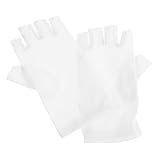 HONITANO Atmungsaktive Damen Halbfinger Handschuhe UV Schutz Elastisch Leichtes Chinlon Material Vielseitig für Büro Fahren Radfahren Sonnenschutz Touchscreen Kompatibel