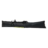 Fischer Skitasche Skisack Skihülle Skicase Eco Alpine - 175cm Länge - Tasche für 1 Paar Ski mit 2 Stöcken - Robustes Skicover - wasserfest mit Tragegriff - Ski Tasche mit Griff