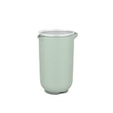 Mepal - Rührbecher mit Deckel Chef it - Verschließbar, in der Kühlschranktür - Rutschfester Boden für zusätzliche Stabilität - Mikrowellen- und Spülmaschinengeeignet - 1000 ml - Nordic sage