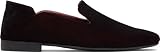TOMS Damen Lara Flacher Slipper, Dunkles Burgunderrotes Schmucksamt, 42 EU