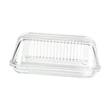 VICASKY Glas Dessertteller Mit Abdeckung Für Käseplatte Servierplatte Aus Hochwertigem Material Für Desserts Und Gebäck Geeignet Für Partys Und Bankette