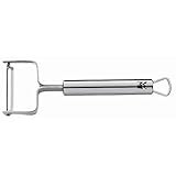 WMF Profi Plus Sparschäler 17 cm, Gemüseschäler rostfrei, Spargelschäler, Kartoffelschäler, Cromargan Edelstahl teilmattiert, spülmaschinengeeignet