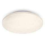BRILONER - LED Deckenlampe, LED Deckenleuchte Bad IP44, Badezimmerlampe, warmweißes Licht, 340 mm, Weiß
