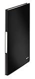 Leitz 45651095 Solid Sichtbuch PP A4, Schwarz, 40 Hüllen