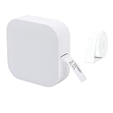 YUEOU Mini-Drucker Q30 Etikettendrucker, Mini-Taschen-Thermoetikettendrucker, All-in-One, BT Connect, Klebeetikett, DIY-Datumsjournal, Studienaufkleber, Etikettiermaschine mit 1 Etikettenrolle,
