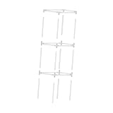 SUPVOX Pflanzenstütze Kletterpflanzen Rankhilfe ohne Schrauben Rostfrei Stabiles Gestell Gartengestell für Tomaten Gurken Weinreben und Kiwi Vertikale Pflanzenstütze