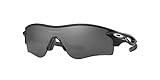 Oakley OO9206 Sonnenbrillen-Bundle: OO 9206 Radarlock PATH (A) 920641 Poliertes Schwarz und universelle Anti-Rutsch-Silikonleine