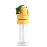 Beccuccio Adapter Flasche Wasser | Silikonstroh, oberer Ersatz | Kompakter Deckel, Laptop, Licht, Gebrauch Kinder, Reisen, Äußere, Schule