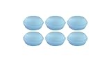 MSGsl Türstopper, rund, mit Klebstoff, kein zusätzlicher Klebstoff erforderlich, 6 Stück, Blau