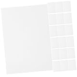 FUNOMOCYA 20Stücke Selbstklebende Laminierfolien Format Foto und Dokumentenschutzfolien für DIY Laminierung Hohe und Einfache Anwendung