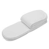 Stoffwindel Windel Liner Einfügen weicher atmungsaktiver Bio -Baumwollbaby moderne Stoffwindel für Kleinkinder 10pcs 32x12 cm (Sechster Stock (32 * 12 cm))