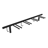 RAWWEST.BIS Ski Wandhalterung Skiwandhalter Stockhalter für Vier Paar Skier - Aufbewahrung und Halterung von Skier und Skistöcke, Wand Skihalter platzsparender Skiträger Stockhalter, bis 40 kg