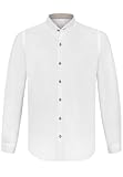 Stockerpoint Herren Reno Trachtenhemd, Weiss grün, 3XL