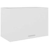 Homgoday Hängeschrank Aufbewahrungsschrank Küche Schrank Oberschrank Hängeschrank Küch Wandschrank Küchenhängeschränke Küchenschrank Weiß 60x31x40 cm Holzwerkstoff