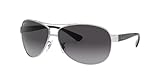 Ray-Ban Herren Rb 3386 Sonnenbrille, Silber (Gestell: Silber Glas: Grau Verlauf 003/8g), X-Large (Herstellergröße: 67) EU
