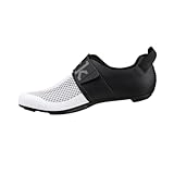 Fizik Herren Transiro Hydra, Innovative Triathlon-Schuhe Wanderschuh, Weiß/Schwarz, 42 EU