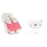 Post-it Z-Notes Spender & 3M Scotch Klebebandabroller im Katzendesign, Praktische Einhand-Notizausgabe mit 1 Block (pink) und Klebeband weiß, 19mm x 8,89m für Schreibtisch - Weihnachtsgeschenk