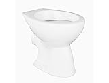 VEREG Stand-WC Tiefspüler Abgang waagerecht weiss Toilette Bad Klo Keramik