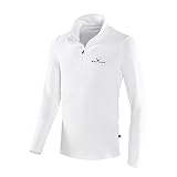 Black Crevice Herren Fleece Skirolli, weiß/schwarz, M
