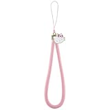 CG MOBILE Hello Kitty Nylon-Kätzchenkopf-Handyanhänger (Pink)