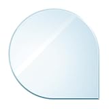raik B40008 Kamin Glasplatte Tropfen inkl. Facette