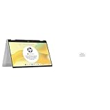 HP Chromebook x360, 14' Touchscreen, Intel Prozessor N100, 4 GB DDR4 RAM,128GB eUFS, Intel UHD Graphics, ChromeOS, QWERTZ, Silber 700 Multi Pen
