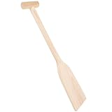 UKCOCO Leichtes Holzruder 19,5 Zoll Handgefertigtes Kinderpaddel für Vielseitige Wassersportarten Komfortables Paddel für Kanus und Bootfahren