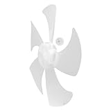 FUTUREORYY Kunststoff Lüfterblätter Ersatz Rotorblatt für Tisch Standventilatoren Langlebige Leichte und Praktische Elektrische Ventilatorflügel