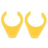 Healvian 1 Paar Fahrrad Pedal Schnellverschluss Schutzclip Schnellspann Pedalbefestigung aus Kunststoff Gelb für Mountainbike Klapprad Sichere Pedalarretierung für Outdoor Reise