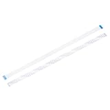 sourcing map Flexibles Flachkabel, 500 mm, 1 mm Rasterung, 16-polig, FPC, FFC, flexibles Flachbandkabel für LCD-TV, Auto, Audio, DVD-Player, 10 Stück (A-Typ)