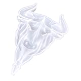 Angoily Ox Head Silikonform für DIY Wanddekoration Flexible Epoxidharz Gießform für Handarbeiten Wiederverwendbare Silikonform für Ox Wandornamenten für Kunsthandwerk