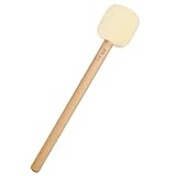 Abaodam Bass Drum Mallet mit Langflorigem Buchenholzgriff Rutschfest Geeignet für Bassdrum Snaredrum Percussion für Anfänger und Profis Vielseitiges Schlaginstrument Zubehör