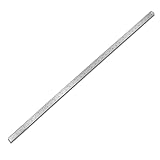 STAHLWERK Hochwertiges Edelstahl-Lineal/Stahlmaßstab in der Länge 1000 mm, geeignet für den Einsatz in der Industrie, Handwerk und DIY