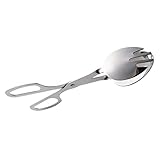 PRETYZOOM Salathalter grillhelfer grill gadget grillwerkzeug metallclips klemmzwingen metall Essenstablett Bretter Büfett Steakklemme Zange zum Servieren von Speisen Rostfreier Stahl Silver