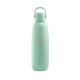 SodaStream 0,9L Fizz&go COOL Metallflasche Mint | Spülmaschinengeeignet | Kompatibel mit Duo, E-Duo, Terra UVM. | Hält bis zu 12 Stunden warm & kalt | BPA-frei | 1er-Pack