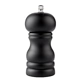 Gummiholz ​​Pfefferschleifer schwarzer Pfeffer Frisch gemahlene Handbuch Mühle Pfeffer Mühle Verstellbare Pfeffermühle Shaker Gewürzmühle