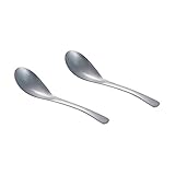 Amosfun 2st Retro-löffel Verstellbarer Löffel Babylöffel Esslöffel Servierlöffel Schwere Löffel Scoop Besteck Sieb Pho-löffel Eisbecher Löffel Für Tee Suppenlöffel Rostfreier Stahl Silver
