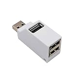 USB 2.0 Hubs 3-Port Tragbarer USB-Expander USB-Splitter für Laptop Air