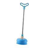 SOPOTUTU Blauer Toilettenpümpel mit Abnehmbarem Mittelstück Gummisauger für Hochdruck Effektives Badezimmer Rohrreinigungswerkzeug für Wc und Waschbecken Geeignet