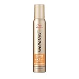 Wellaflex Locken & Wellen Schaumfestiger für Frauen | Bis zu 24 Std. starker Halt | Für schwungvolle Locken | Sanft zur Kopfhaut, dermatologisch getestet | Frei von Silikonen | Haltegrad 3 | 200ml