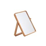 FRCOLOR Lichtspiegel füllen Vanity Mirror schminkspiegel kosmetikspiegel Makeup led Mirror Schönheits-Accessoire LED-Spiegel Bad Körper esstisch quadratisches Glas Toilettenglas Hölzern