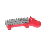 Milisten Cartoon Design Welpen Kauspielzeug aus Latex Interaktives Langlebiges für Hunde Quietschend Beißfest für Outdoor Spiel und Beschäftigung