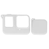 Miskall Silicone Case Lens Cap, for Ace Pro Durable Shockproof Silicone Protective Cover for Action Cameras Sports Camera Accessories (Weiß)