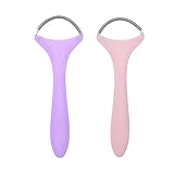 2 Stück Feder-Gesichtshaarentferner, Tragbare Gesichtshaarentfernung, Feder-Gesichtshaarroller, Einfädel-Epilierer, Manueller Epilierer, Gesichtsrasierer für Frauen, Kinn, Wange,